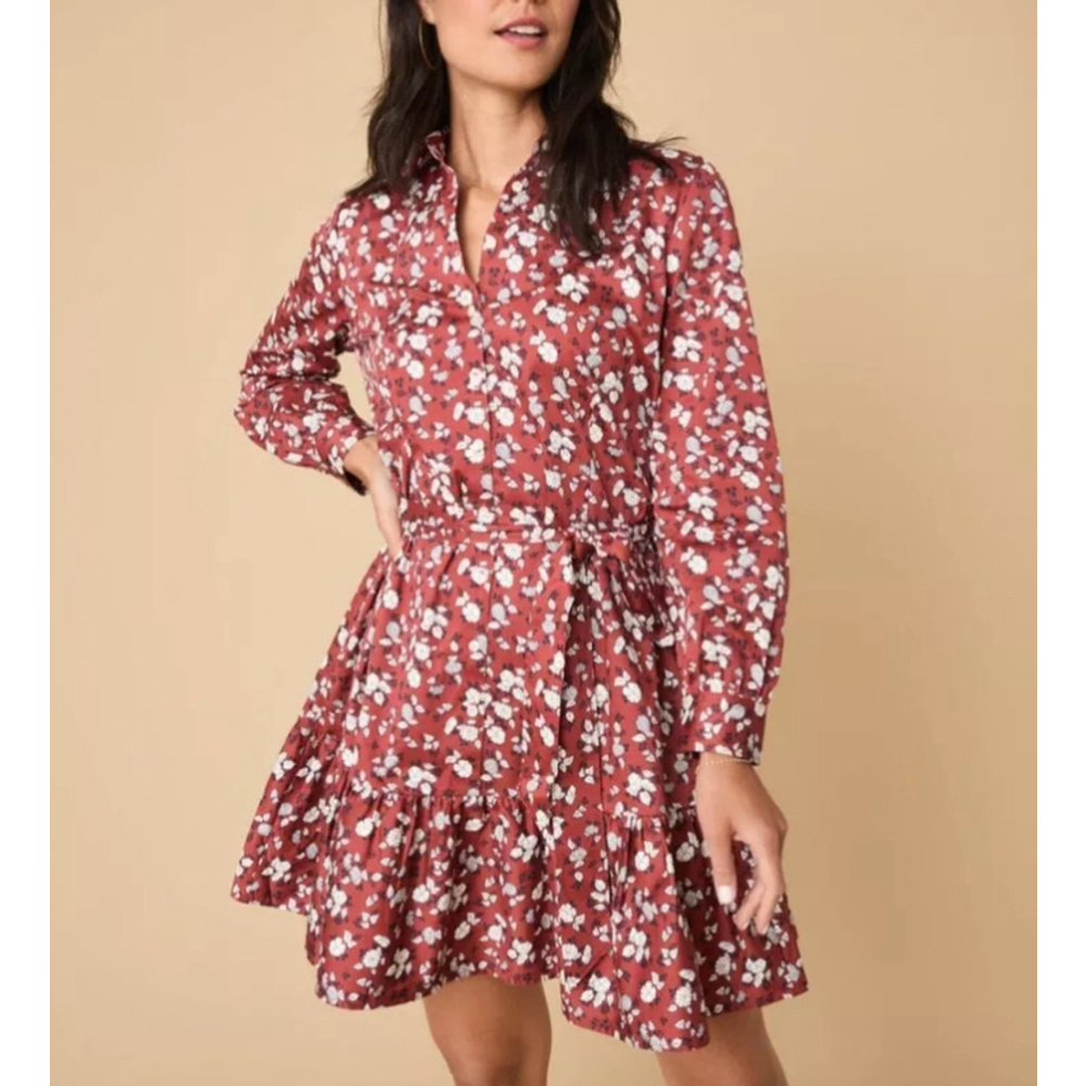 Untuckit women’s Floral Dress Size 4 Red